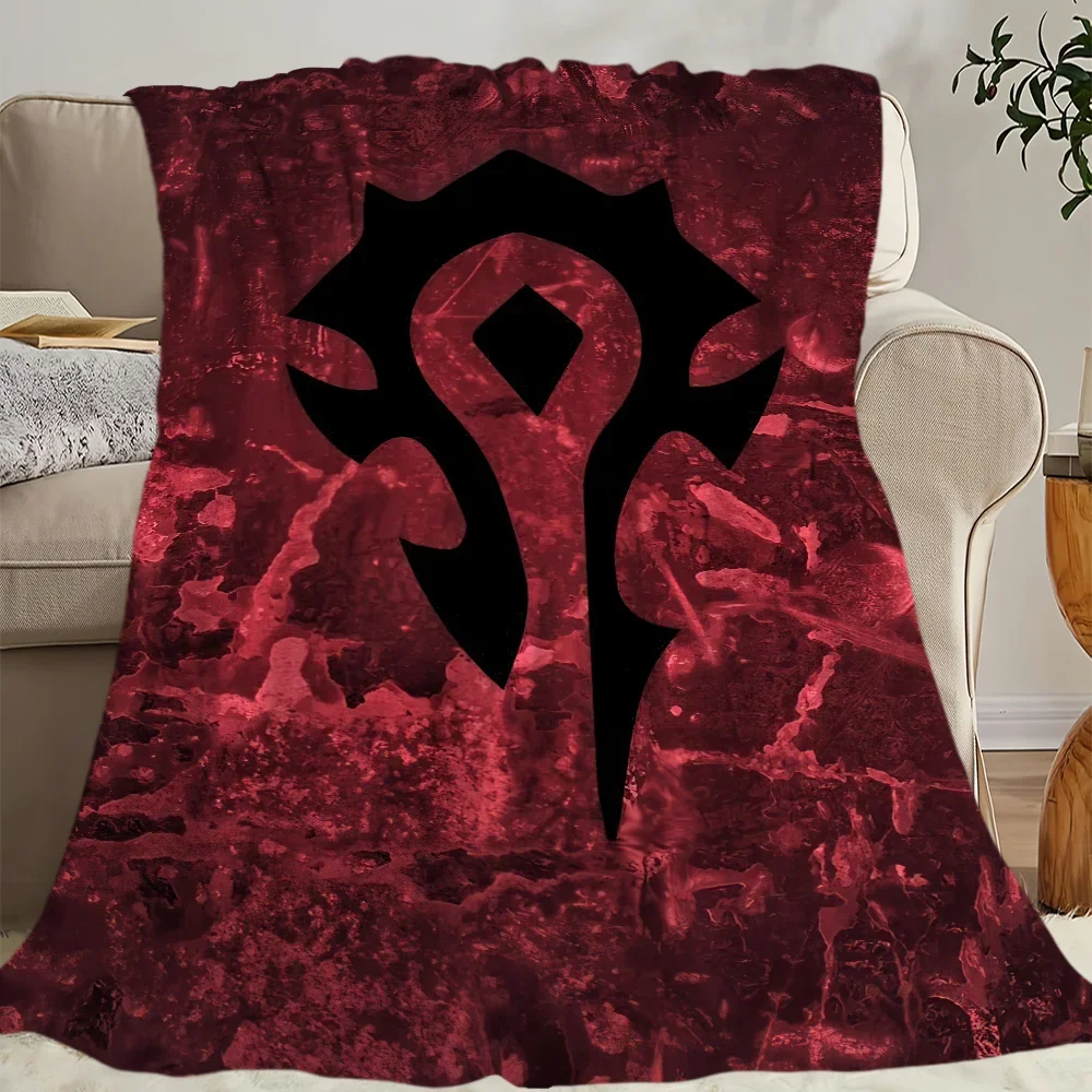 بطانية لعبة World of Warcraft WOW ناعمة ومريحة لغرفة المعيشة وغرفة النوم والسفر والهدايا #1