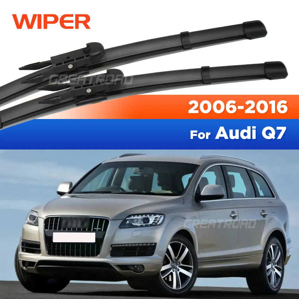 

Для Audi Q7 MK1 2006-2016 2007 2008 2009 2010 2011 2012 2013 стеклоочиститель передние щетки стеклоочистителя лобовое стекло щетка 26 "+ 26"