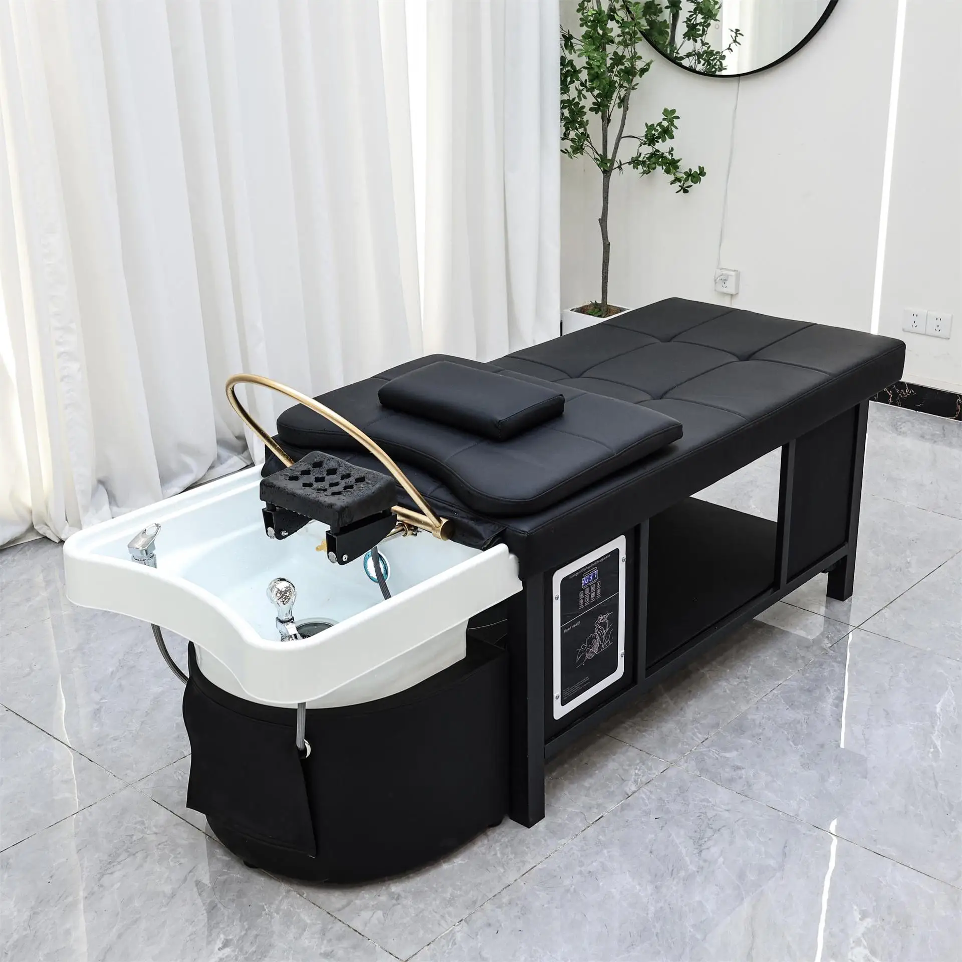 CX Thai Shampoo Bed Hot Selling Beauty Hair Treatment, Fumigation Water Circulation Thermostatic Bed 4