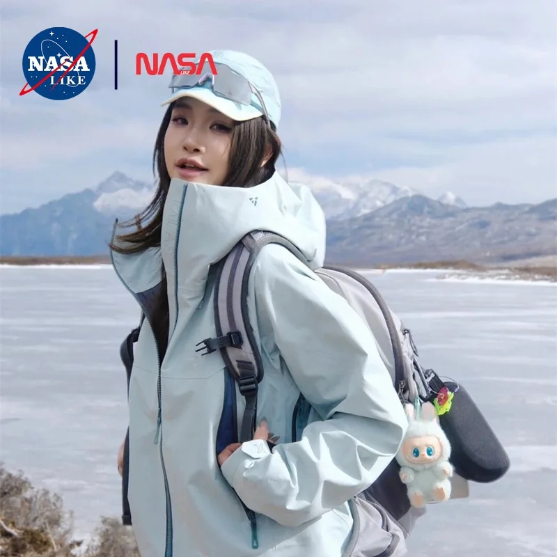 

NASALIKE Sunstone Same Bogda LT China Альпинизм MONT X-PRO Mountain Dyed Green Hard Shell Naturehike куртка дождевик мужская