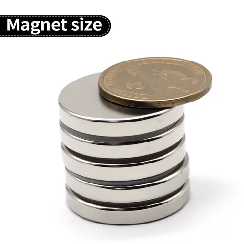 Imagen 2 del producto Imán de neodimio súper fuerte de 30x5mm N35 NdfeB imanes magnéticos permanentes imanes potentes redondos para refrigerador