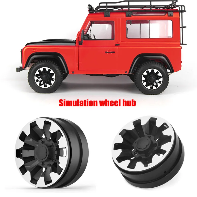 

Commemorative Edition 1.9-inch Metal Simulation Wheels Hub for 1/10 RC Crawler Car Traxxas Land Rover TRX4 AXIAL SCX10 RC4WD D90