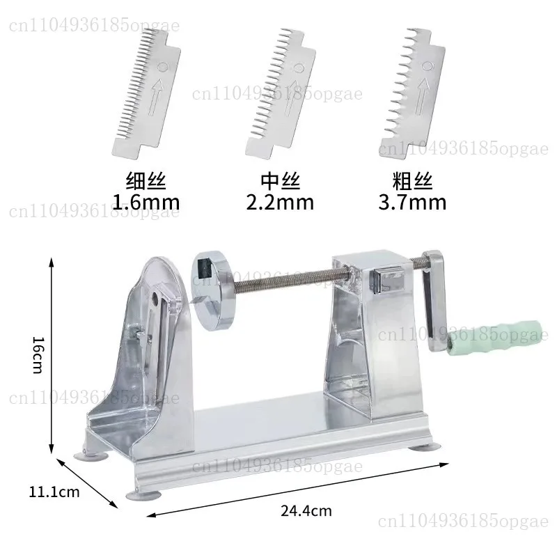 Wire Planer, Shredded Radish, Shredded Potato, Hand Crank Wire Winder