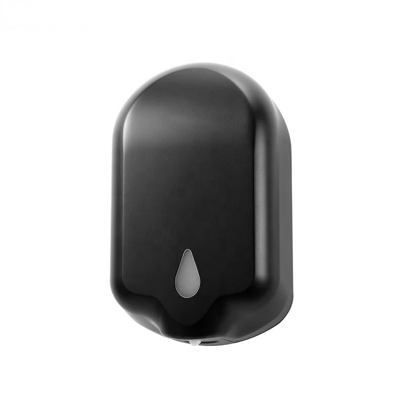 

Custom Matte Black Automatic Soap Dispenser Spray Alcohol Refillable Hand Sanitizer Dispenser