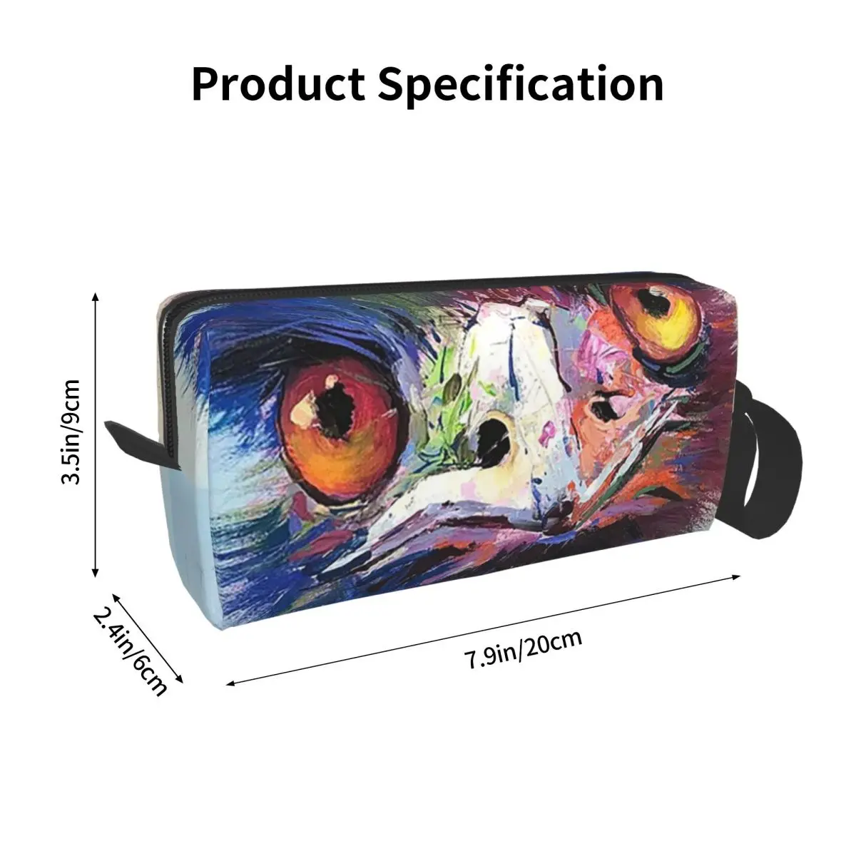 Australian Emu - Makeup Bag Cosmetic Organizer Storage Dopp Kit Toiletry Cosmetic Bag for Women Beauty Travel Pencil Case