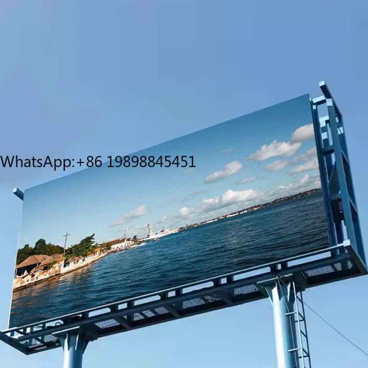 

Outdoor Column Advertising LED Screen High Definition Waterproof Energy-saving Front Maintenance