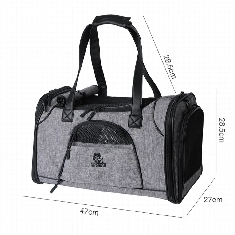 Pet Outing Portable Cats Dogs Handbag Breathable Carrier Travel Small Cat Puppy Single Shoulder Bag Pet Carrying Bag Supplies