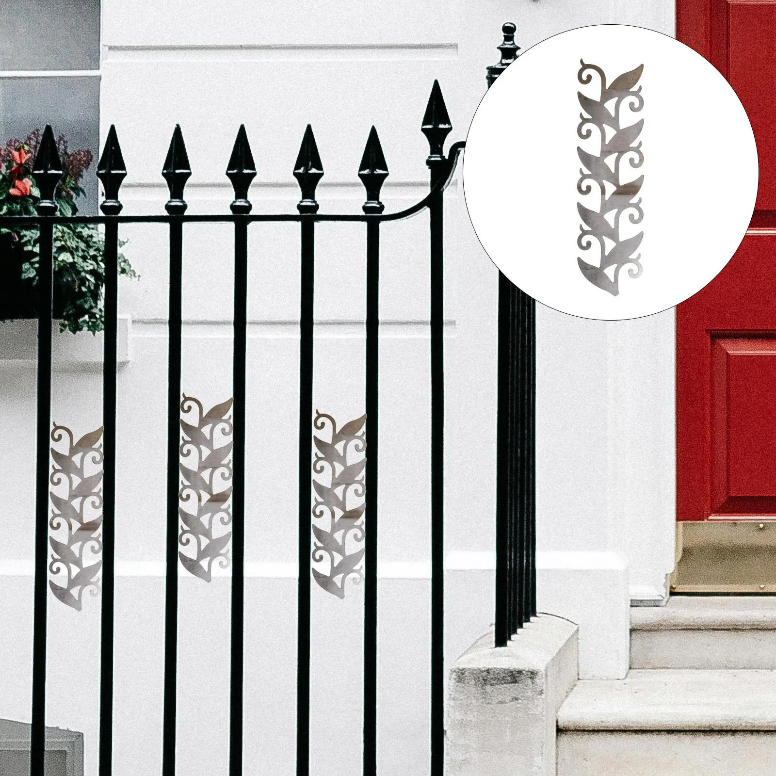 

Sturdy Iron Ornamental Parts Durable Decorative Metal Toppers For Garden Gates Yard Lawn Fencing Decor Outdoor Accessories Iron