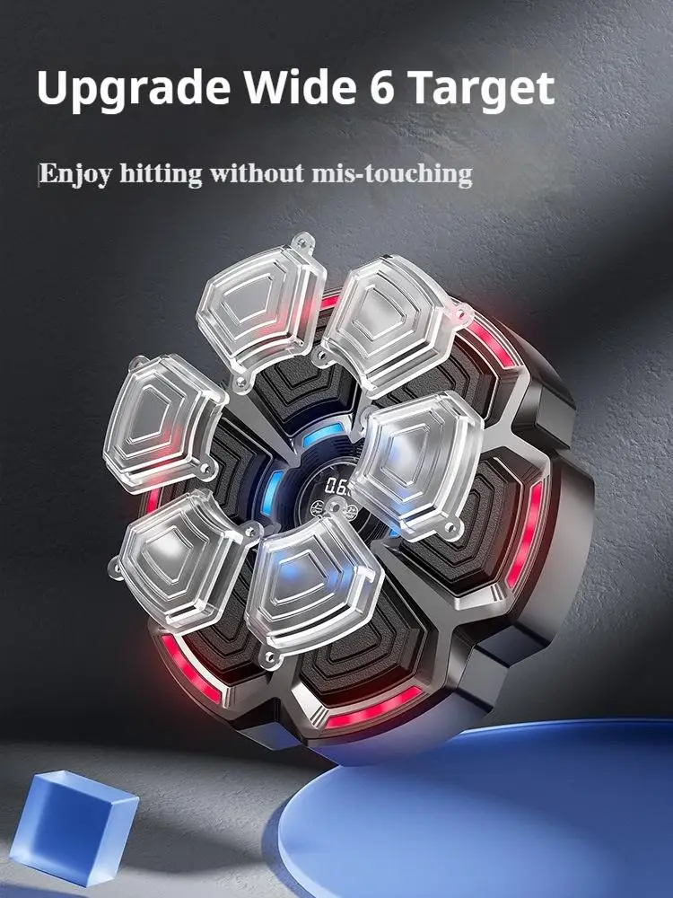 2026 Height-Adjustable Intelligent Reaction Training Wall-Mounted Boxing Target 9-Speeds Home Gym Punching Machine With Ease Ins