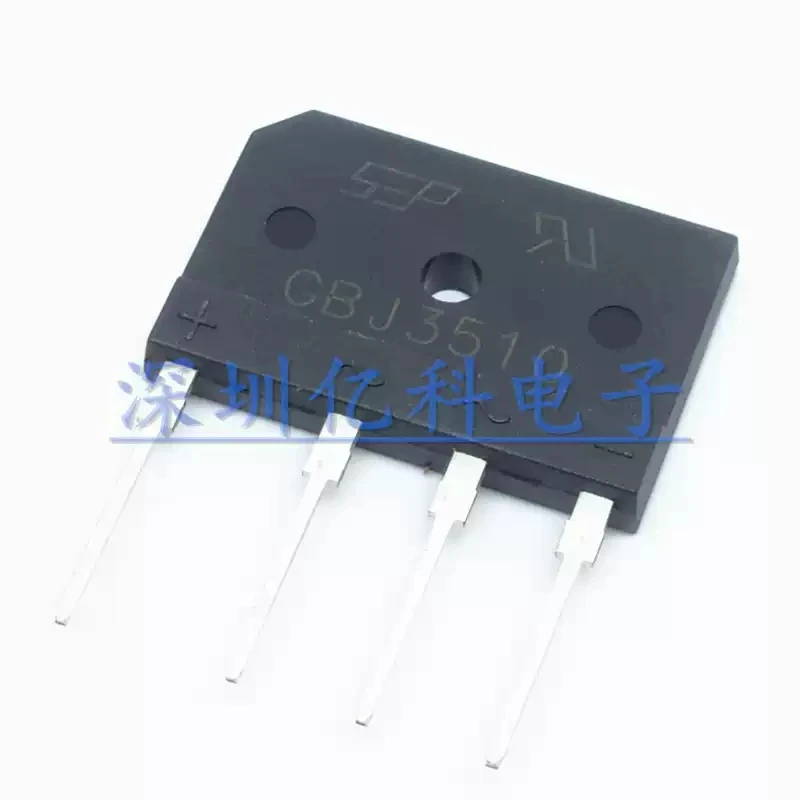 New GBJ3510 rectifier bridge 35A/1000V flat bridge unidirectional bridge rectifier electromagnetic furnace rectifier bridge stac