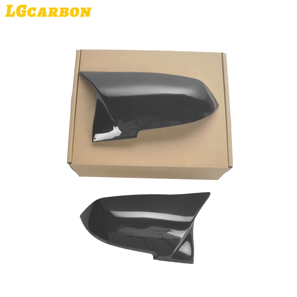 LGcarbon ABS M look Gloss Black Rearview Mirror Cover for BMW F20 F22 F30 F35 F32 F34 E84 2012-2018 Side Mirror Cover