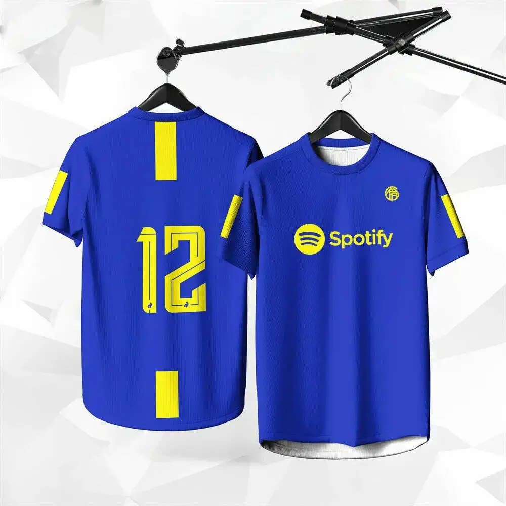 

The 2025 summer new men's T-shirts, personalized sports T-shirts, men's jerseys, casual sports short-sleeved jerseys and footbal