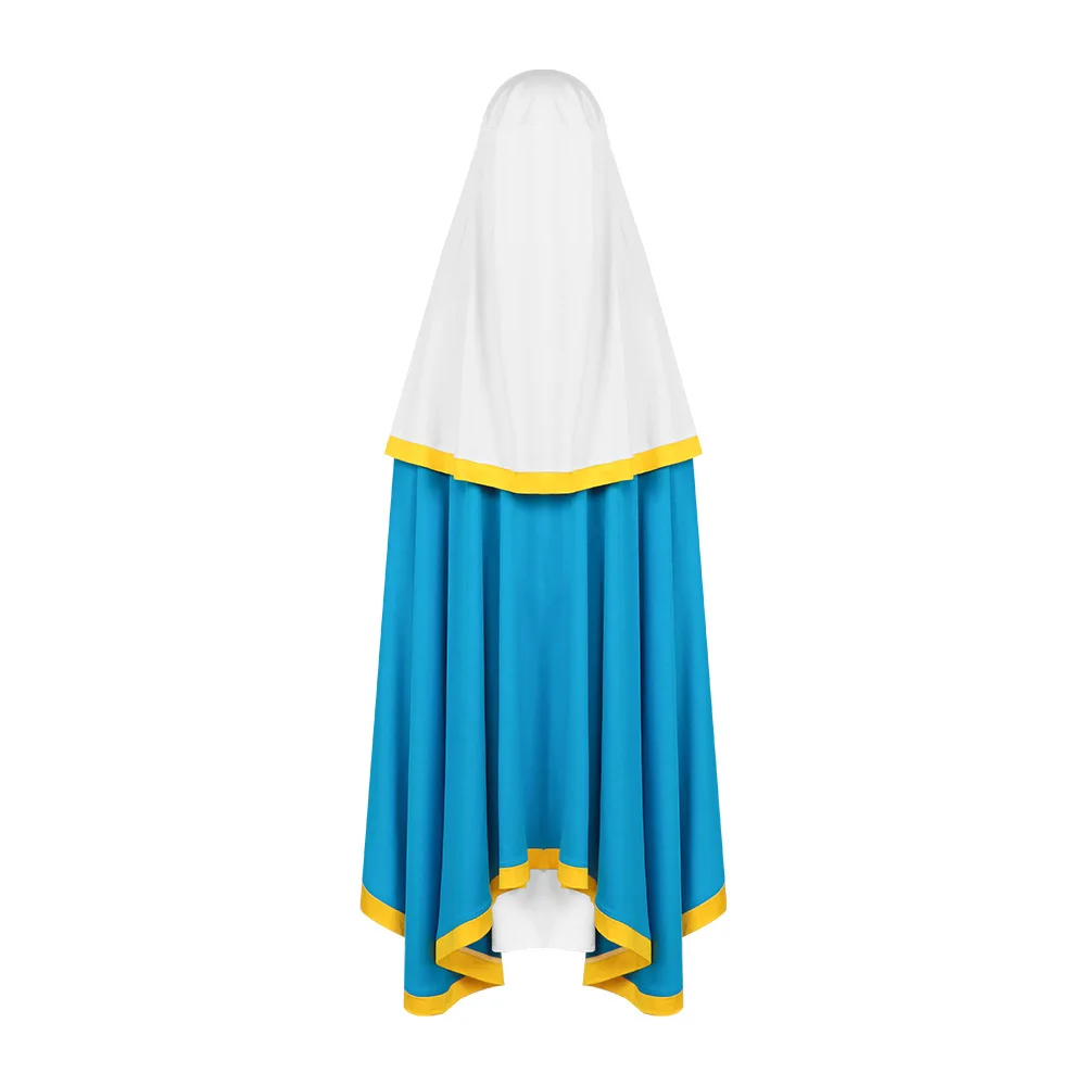 Boy Girls mantello mantello con cappuccio Costume Cosplay pastore Kid Robe Halloween Carnival Party Performance Dress