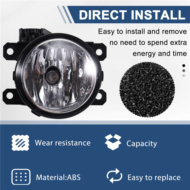 

A02Q-Front Fog Lamp Fog Light With Clear Bulbs For Acura TSX TL Honda CR-V Pilot 2011-2015 Replaces 33900-STK-A11,33900-T0A-A01