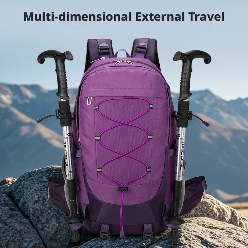 New 25L Outdoor Mountaineering Travel Bag Folding Ultra Light Backpack Cross border Leisure Cycling Large Capacity Backpack