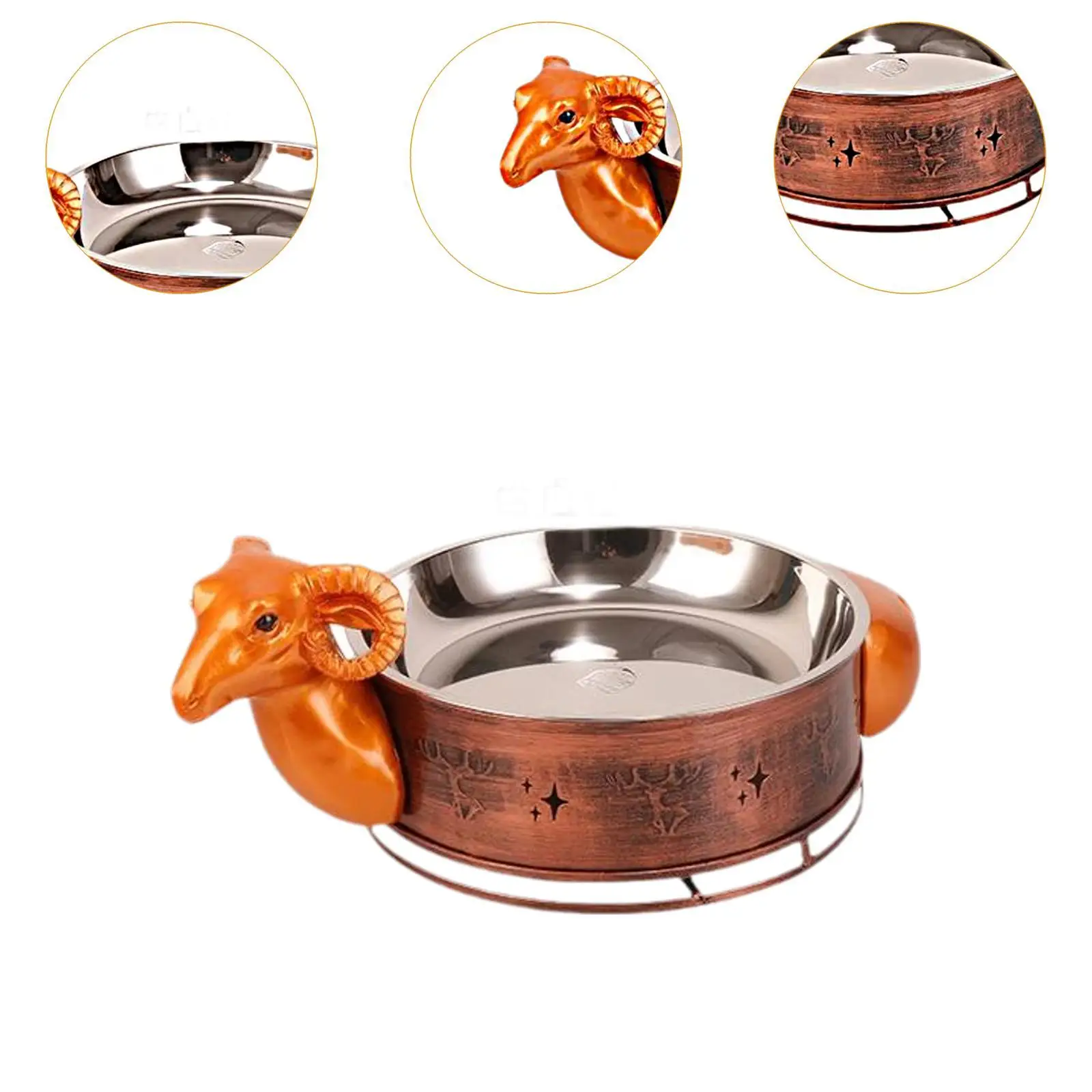 Zodiac Dry Pot Unique Sheep Shape Pot for Camping Picnic Pasta, Noodles, Egg