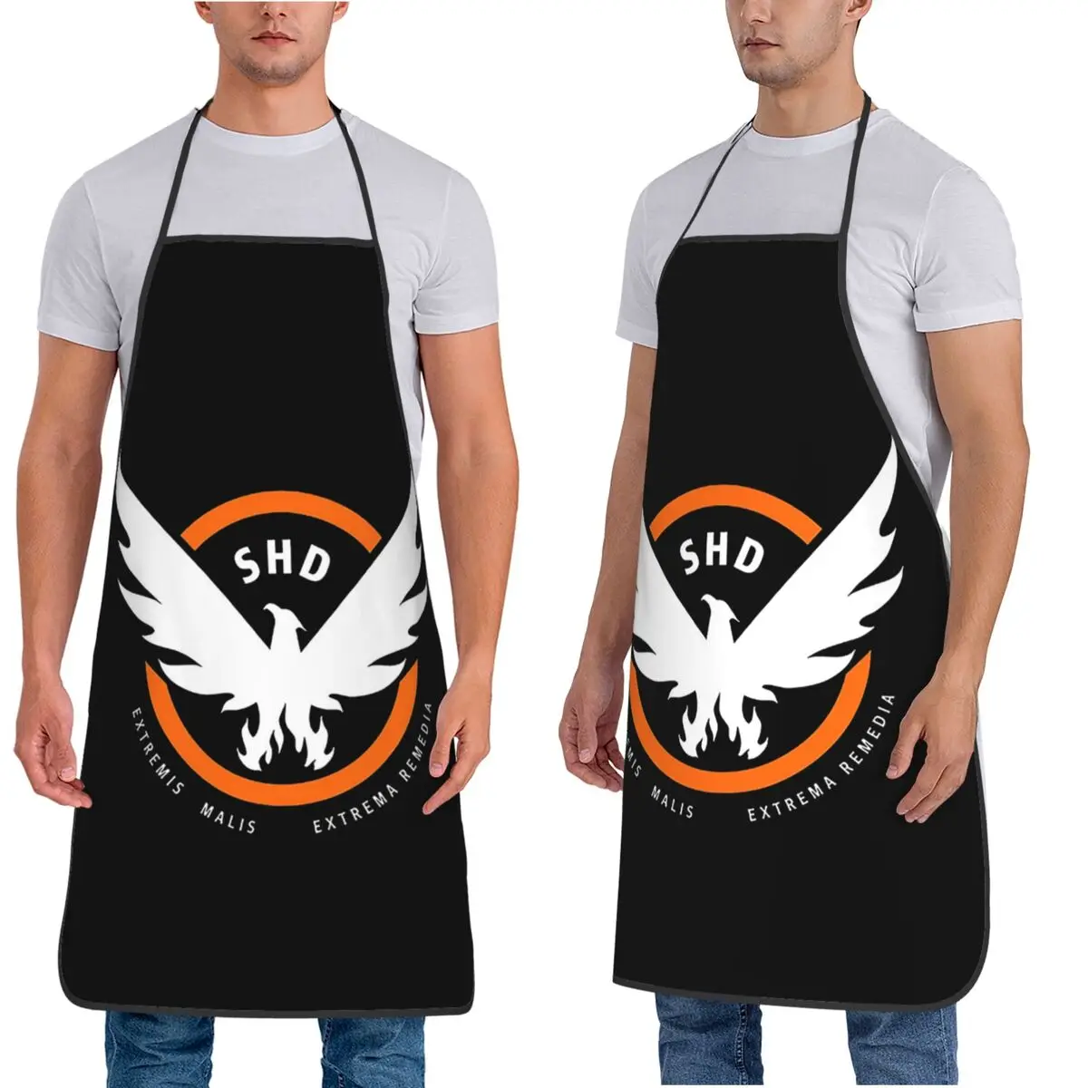 Game Tom Clancys The Division SHD Seal Apron Chef Cooking Tablier Bib Kitchen Cleaning Pinafore for Women Men Painting view 4