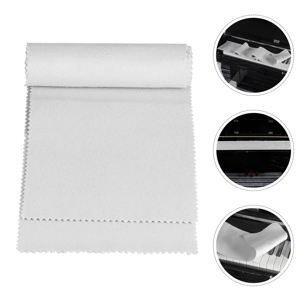 

2 Pcs Piano Dustproof Cloth Electronic Protector Cover Blower Electric Keyboard Flannel