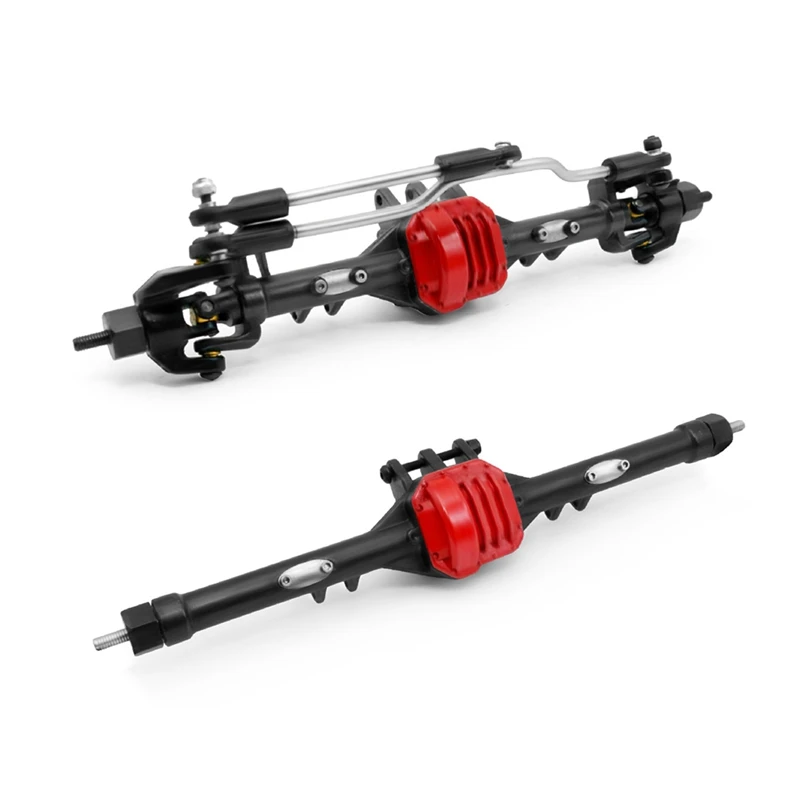 1/10 Simulation Climbing Car Axle Toy Car Upgrade Accessories Front Axle Suitable For D90 D110 Scx-10II 90046