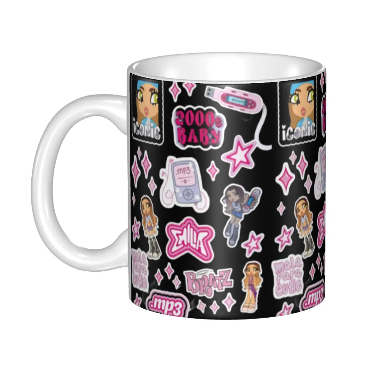 

DIY Argentine Singer Emilia Mernes Ceramic Mugs Custom Coffee Cup Creative Gift