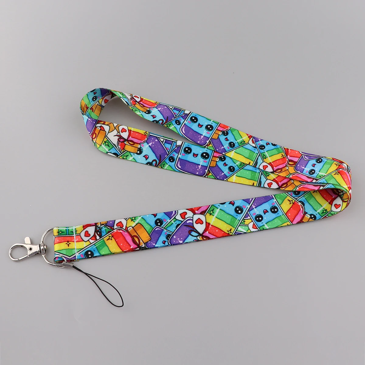 

Rainbow Jar Lanyards for Keys Neck Strap Gym Lariat Cell Phone Straps Hanging Rope Keychain Jewelry Accessories Gifts