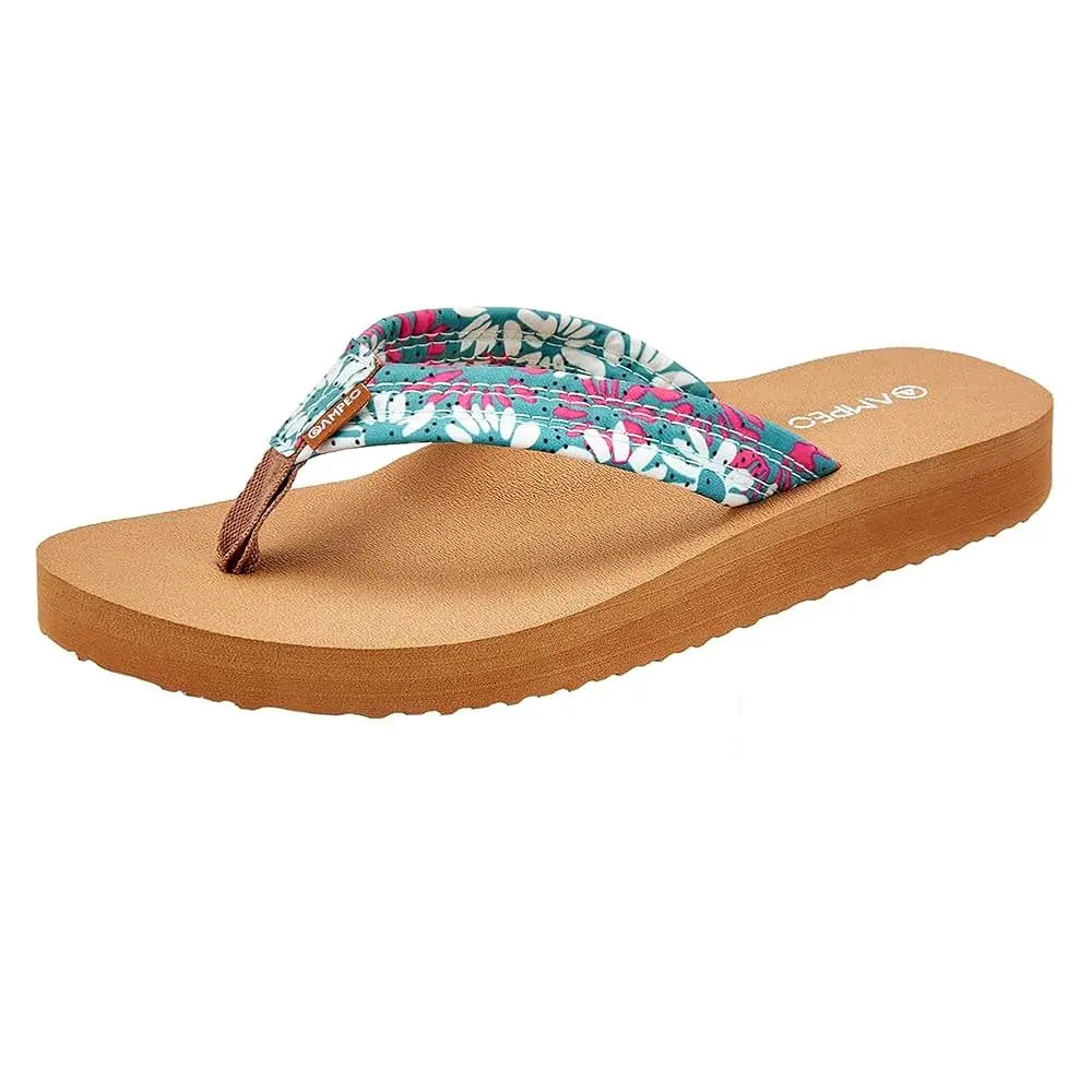 

Женские шлепанцы Ampeo с поддержкой свода стопы, удобные повседневные летние пляжные сандалии-вьетнамки