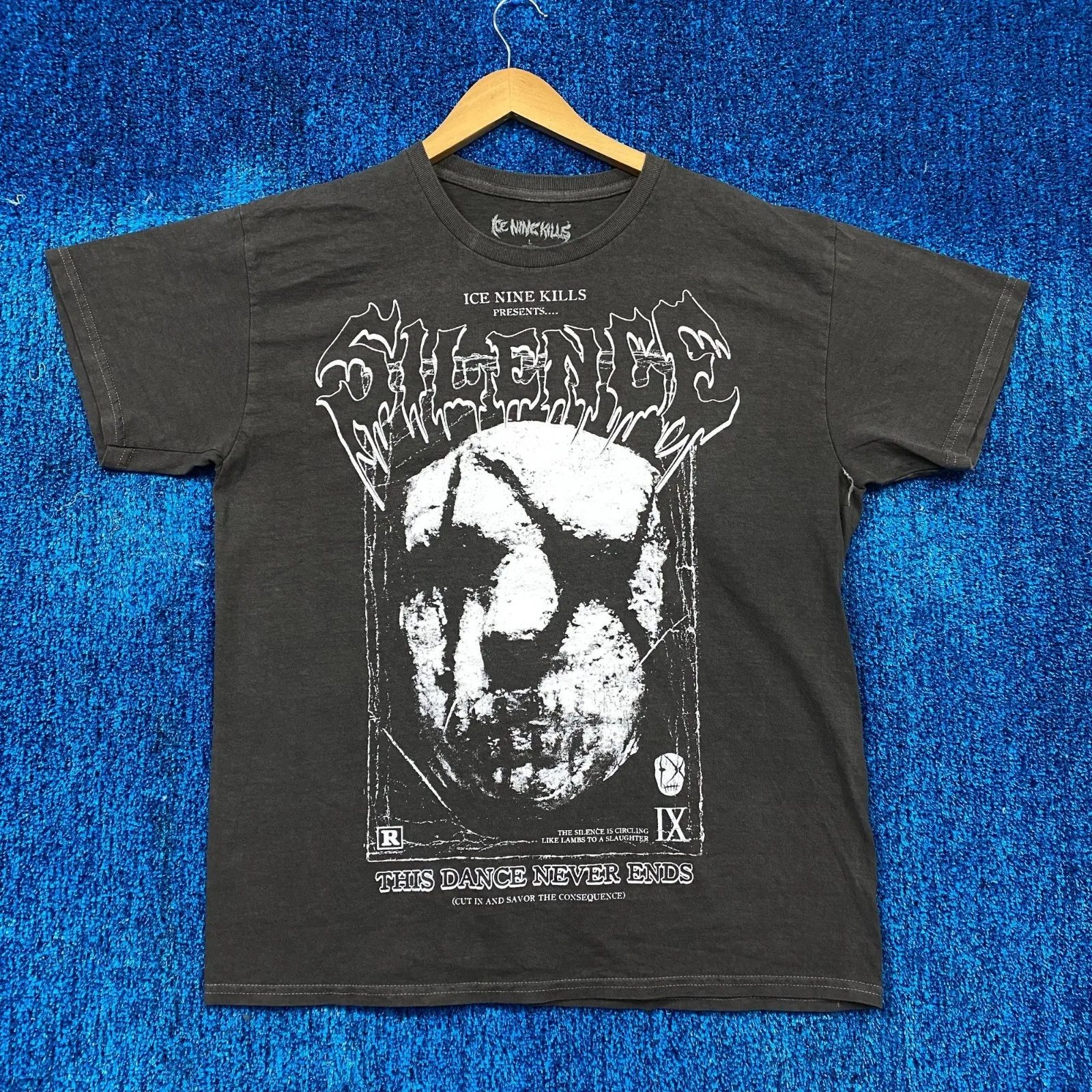 

Ice Nine Kills Silence Dance Never Ends Horror Band Tee L band tee merch graphic tee