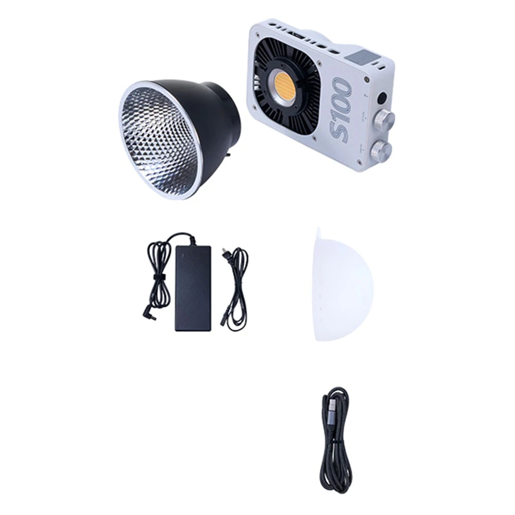 Dual Color Temperature COB Photography Light Fill Lamp US PLUG WhiteJAS