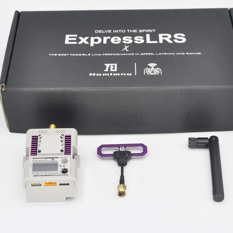 ExpressLRS ELRS 2,4 GHz Flash Low Latency High Refresh Rate TX-Modul Hochfrequenz RC OLED Nano Mini Receiver FPV Drohne
