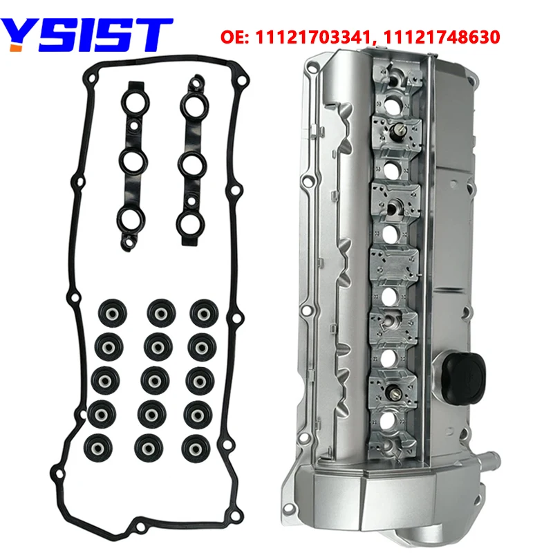 

Aluminum Valve Cover for BMW 328i 328is 323i 323is 528i M3 Z3 M Roadster 2.5L 2.8L 3.2L 96-00 11121703341 Oil Cap Gasket &Bolts