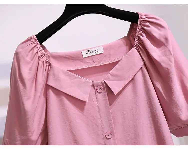2024 Summer New Shorts Set Women's Loose Small Stature Light Mature Fashion Short Sleeved Shirt Two Piece Set