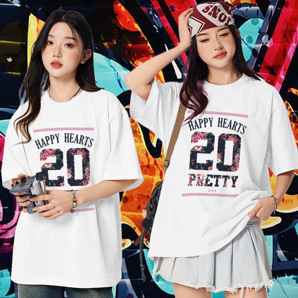 

2025 Women's T-shirt Slim Korean O-neck Tees Y2k Stylish Comfortable Spring Summer Fashion Tops Female Short Sleeve T-Shirts