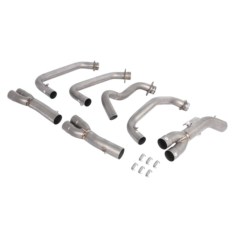 الانزلاق على لكاواساكي نينجا Z900 SE 2025 2026 النسخة الأمريكية دراجة نارية أنظمة الهروب العادم سبائك التيتانيوم الجبهة وصلة الأنابيب الخمار