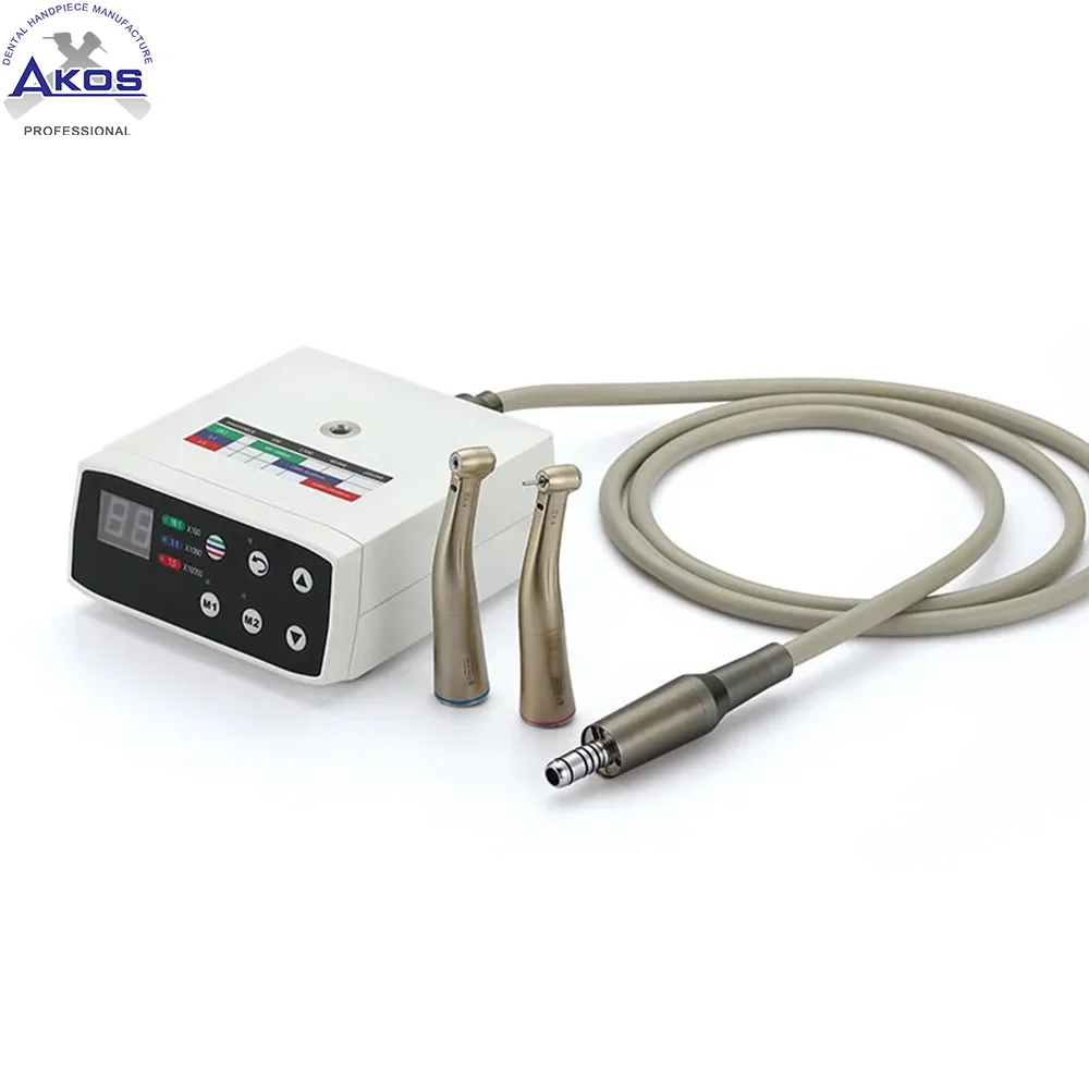 Dental Brushless Electric LED Micro Motor Internal Water Spray 1:5 1:1 Red Ring Contra Angle Handpiece High Rotation Pen