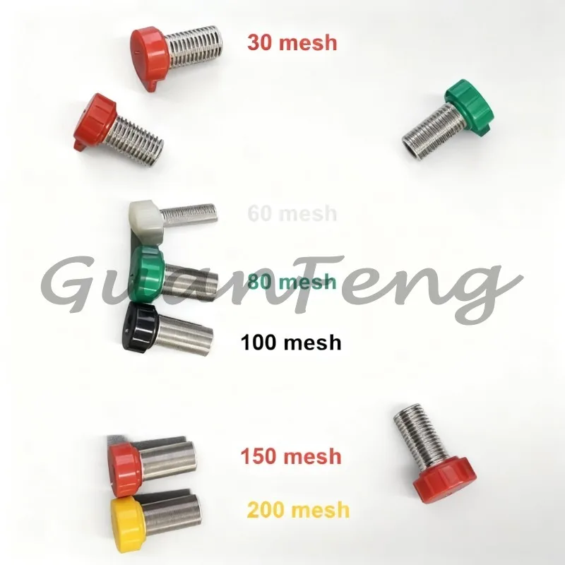 Korean Flat Head Automatic Spray, Nozzle Filter Element, Compact Filter Element, with 30-200 Optional Mesh