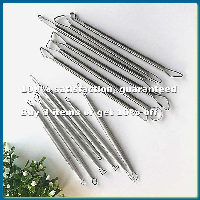 ●Polymer Clay Tools Pottery Ceramic Sculpting Tools Carving Ribbon Wire End Loop Clay Tools Set