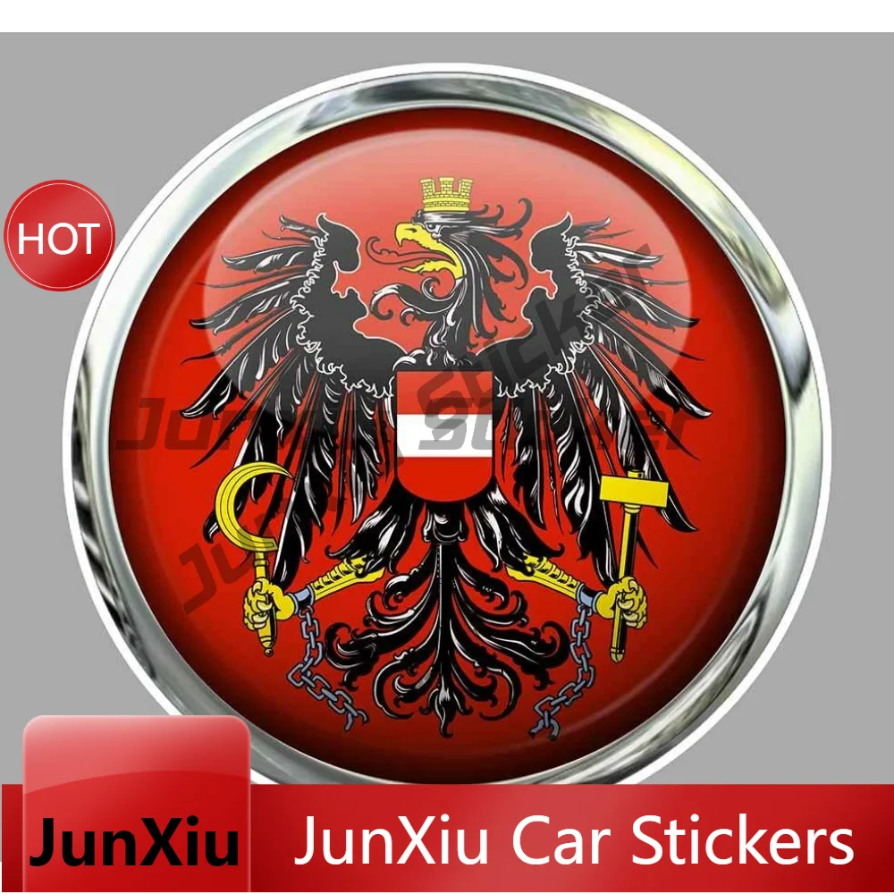 Autriche Aigle Eagle Austria Blason Dub Waterproof Vinyl Decal Car Sticker Bumper Window Motorcycle Decoration