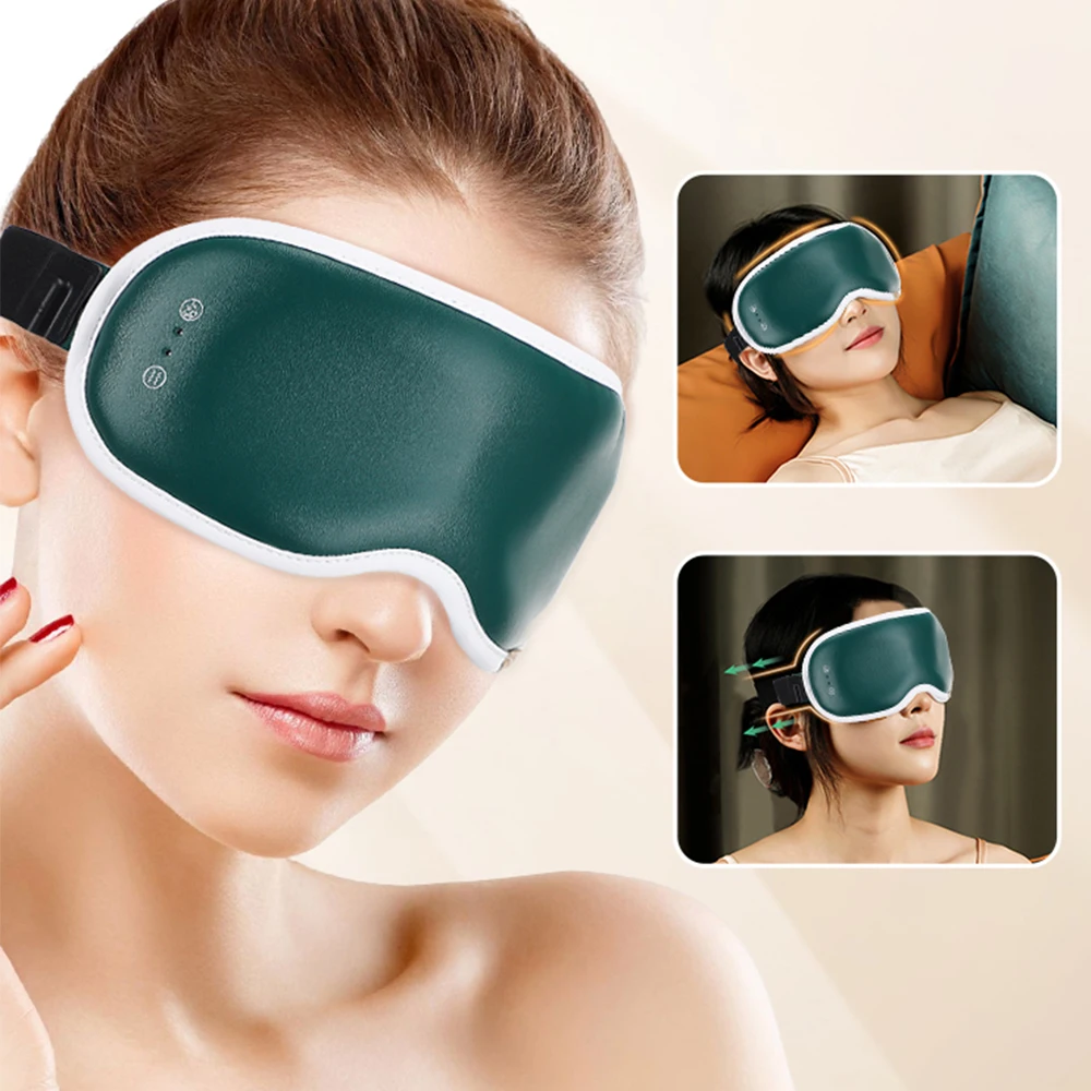 

Electric Steam Eye Massager Sleeping Mask Heated Eye Resistant Remover Eye Temperature Massage Relieve Fatigue Office Eye Shade