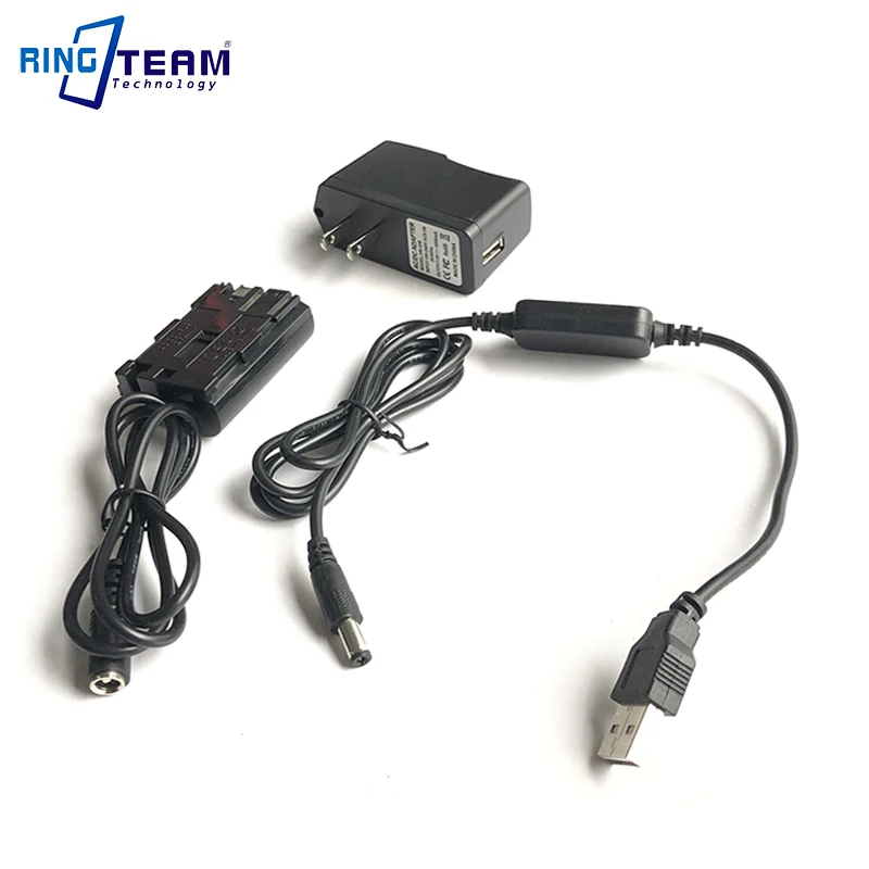 5V USB Cable Adapter + DR-E2 DR-400 DC Coupler BP-511 Dummy Battery for Canon ACK-E2 EOS 5D 10D 20D 20Da 30D 40D 50D D30 D60