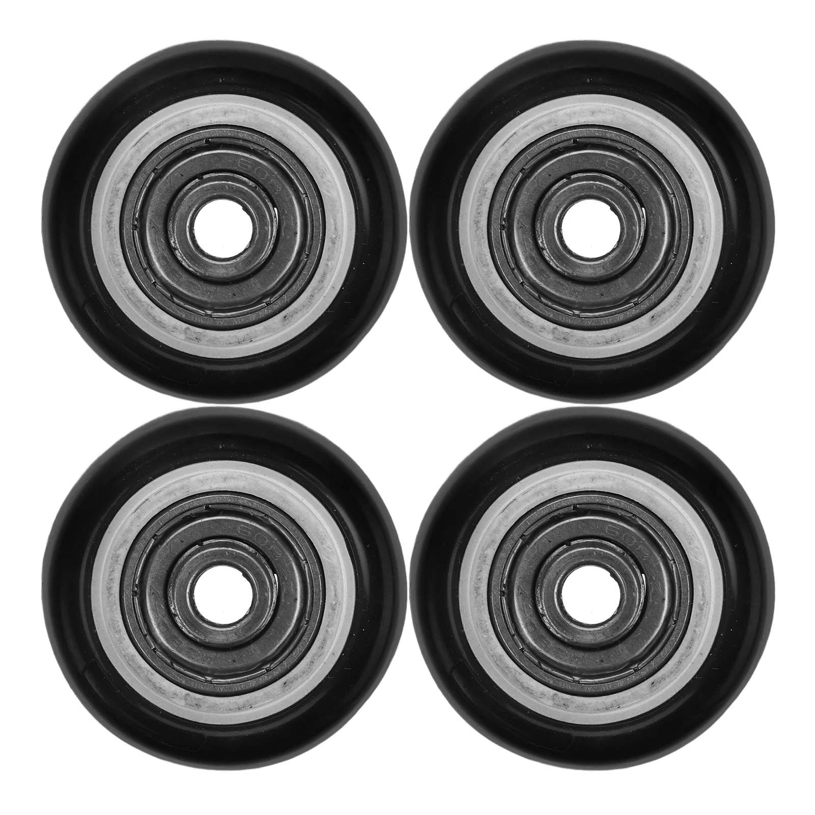 

4pcs Silent Castor Wheels Heavy Duty Swivel Caster for Cart Dolly Scaffolding Replacement Furniture Rollers Rubber