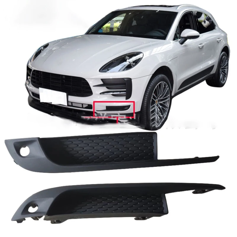 

Car bumper fog light frame decorative strip Front Bumper Grille for Porsche macan 2018 2019 2020 2021 95B807823 95B807824