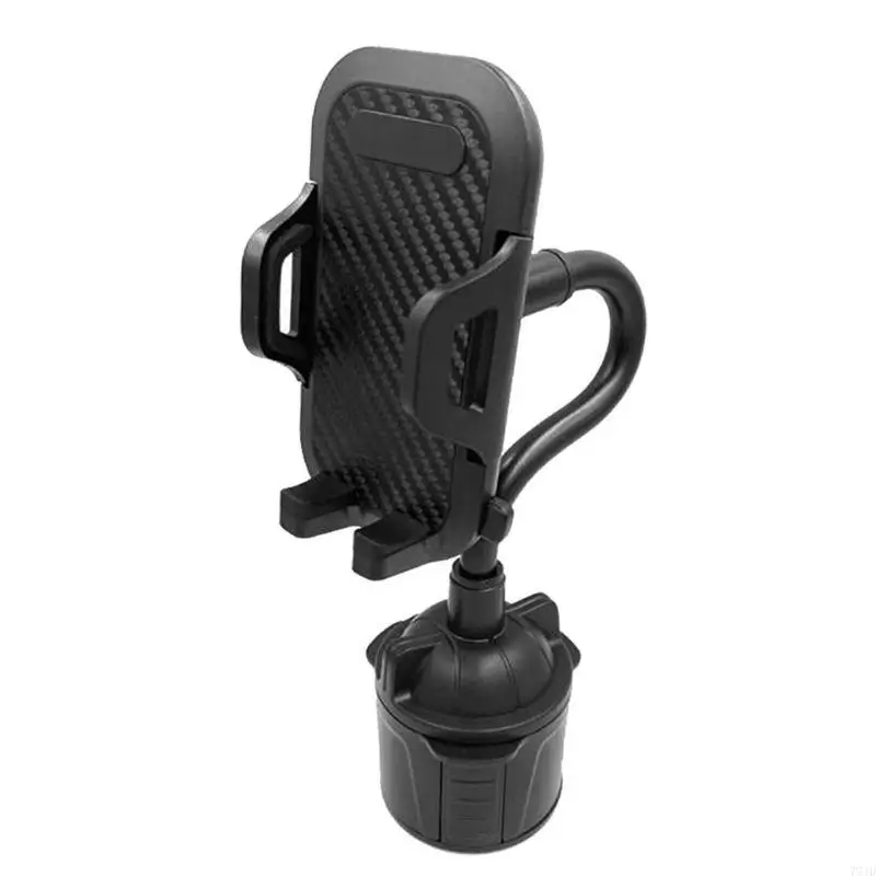 77JD Cup Holder Phone Mount with A Flexible Gooseneck Cup Holder Phone Holder for Phone Fits All 3.5-7in Smartphones