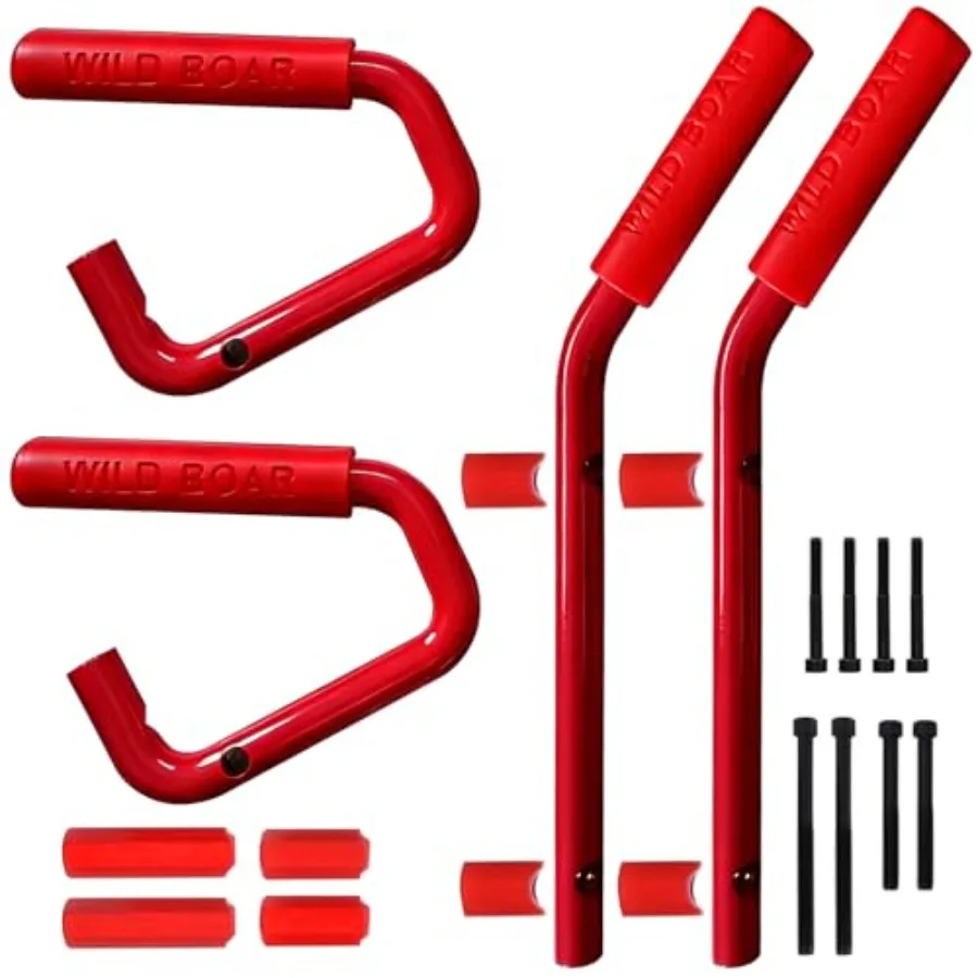 

16pcs Front and Rear Grab Handles Compatible for Jeep Wrangler JK 2007-2018 2DR/4DR