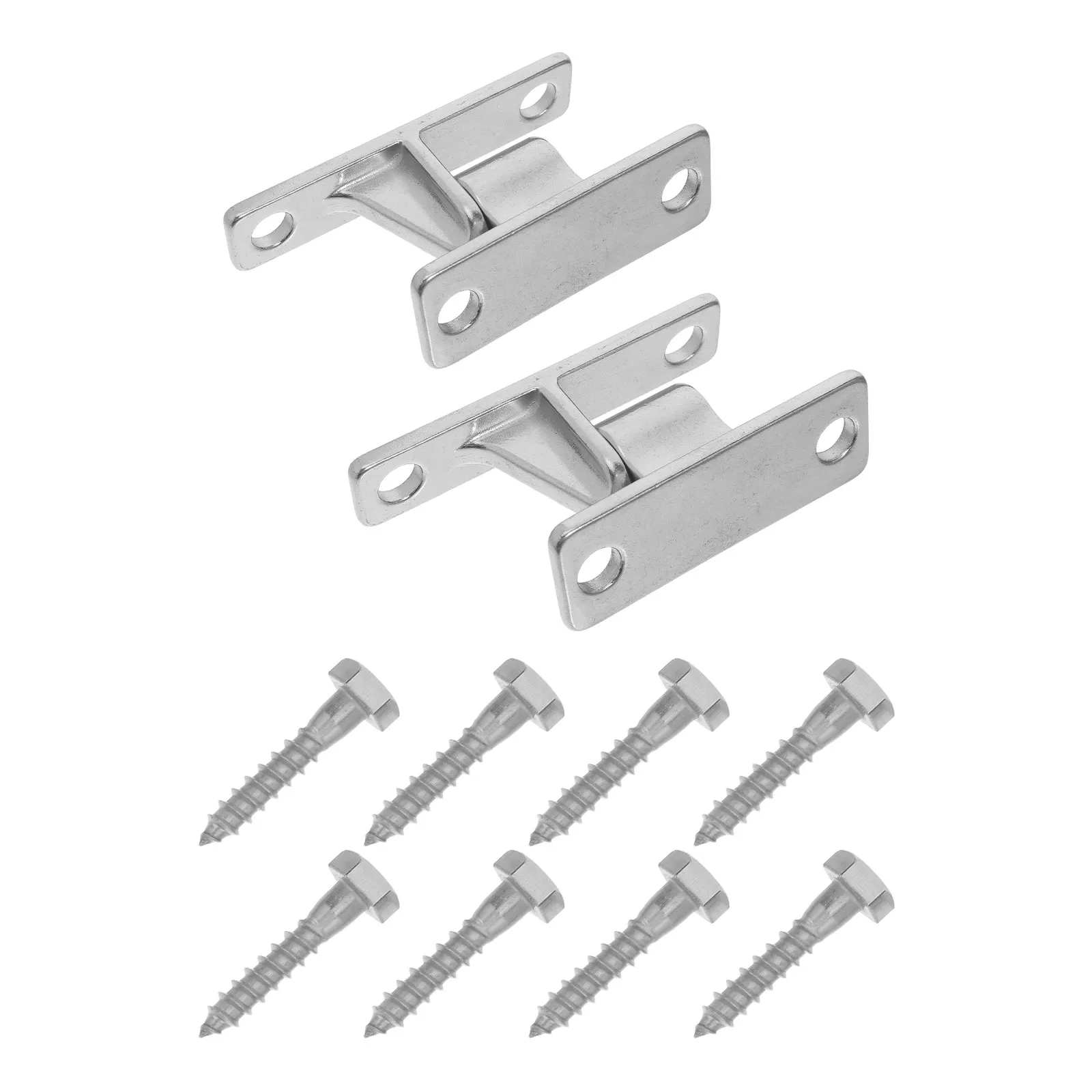 

2Pcs Stainless Steel Gate Hinges Heavy Duty Wall Mount Farm Fence Garden Door Hinges Detachable Male Female Outdoor Shed