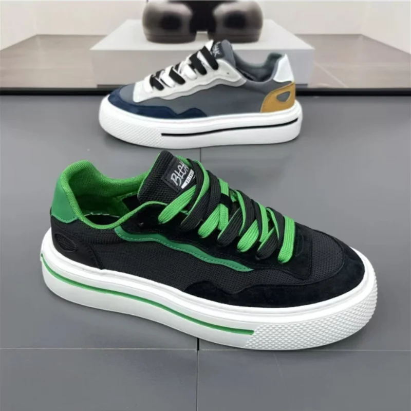 

Мужские кроссовки, новые летние дышащие нескользящие кроссовки с сеткой, модные удобные легкие винтажные вулканизированные туфли на шнуровке