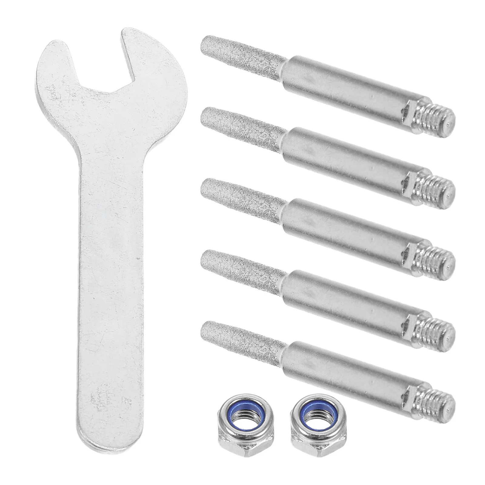 

1Set Diamond Chainsaw Sharpening Tool High Hardness Burr Grinding File 4mm for Garden Tools Mechanical Repairs