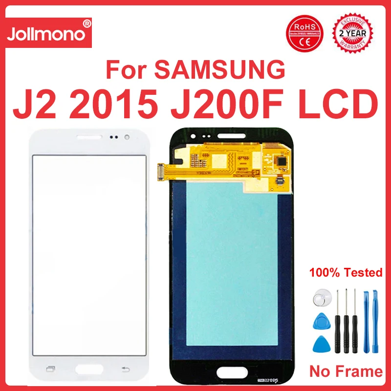 J200 Display Screen For Samsung Galaxy J2 2015 LCD Display Touch Screen Digitizer Assembly For Samsung J200 J200F J200Y J200H