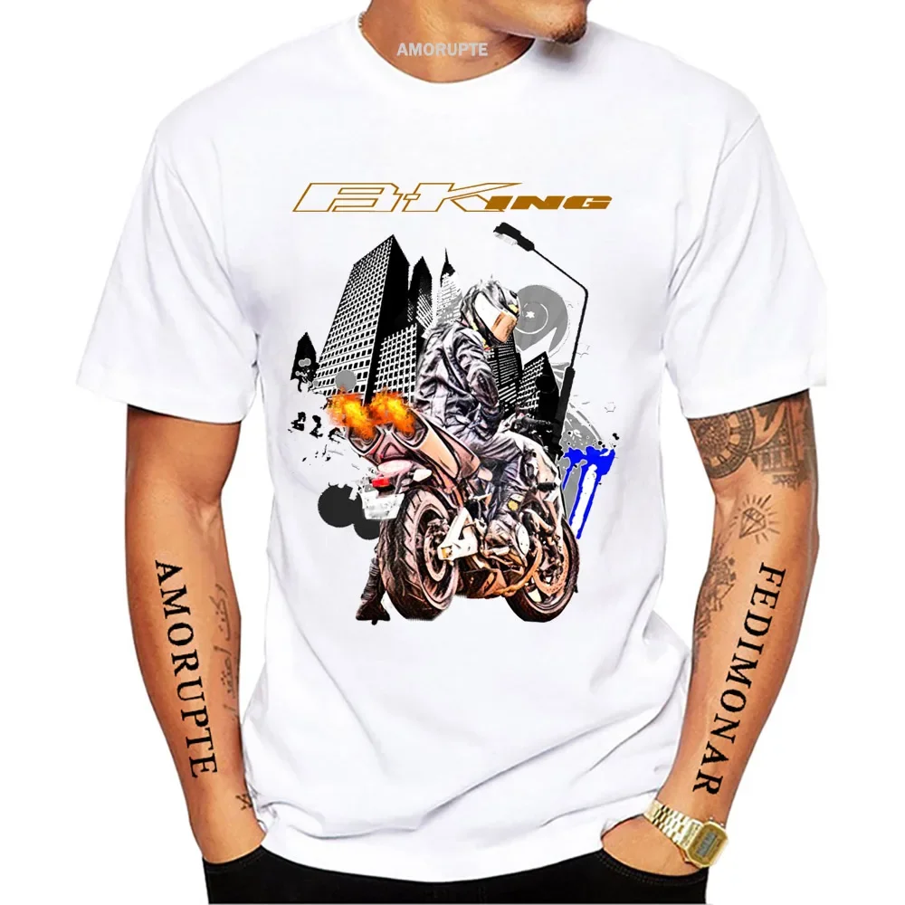 GSX 1300 B-King Urban GS Adventure Riding T Shirt Summe Men Short Sleeve Rider Motorcycle T-Shirt Moto Sport Boy Casual Tee