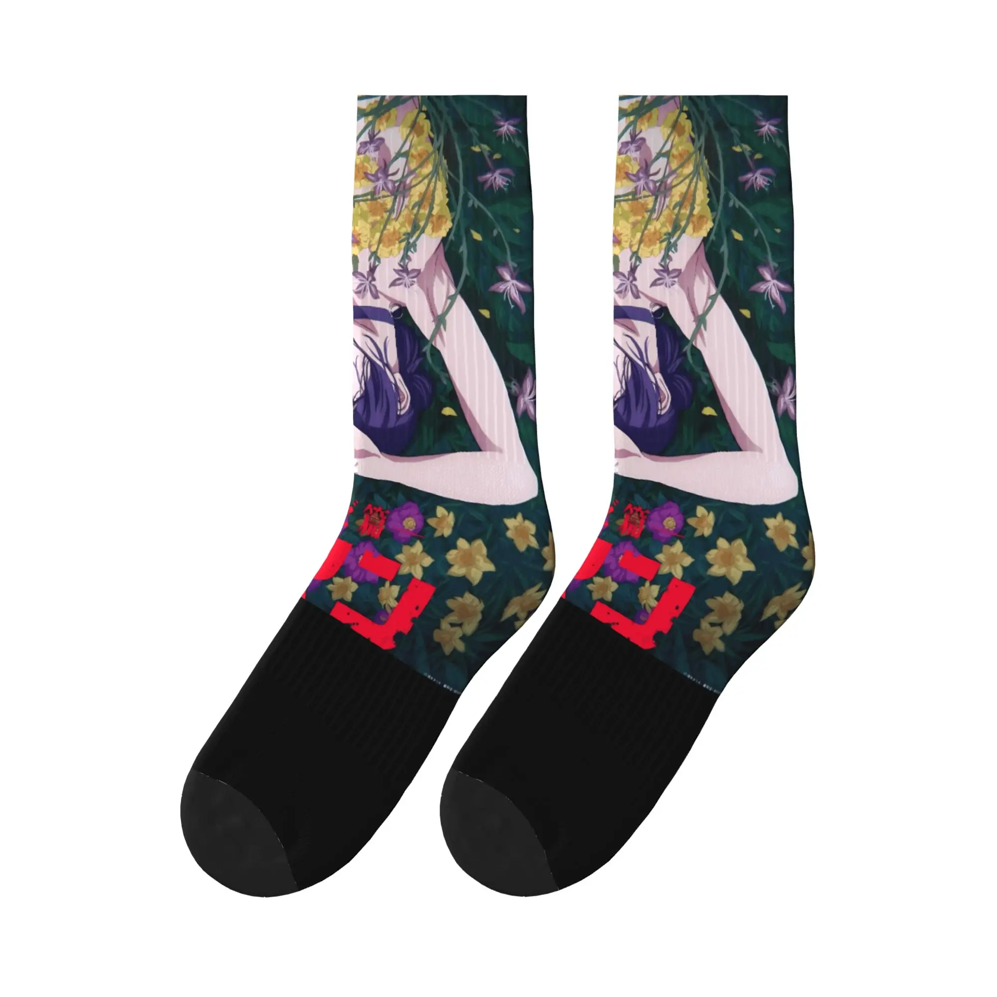 

Men Socks Chainsaw The Movie Reze Arc Stockings Anti Skid Comfortable Socks Autumn Modern Design Outdoor Sports Socks