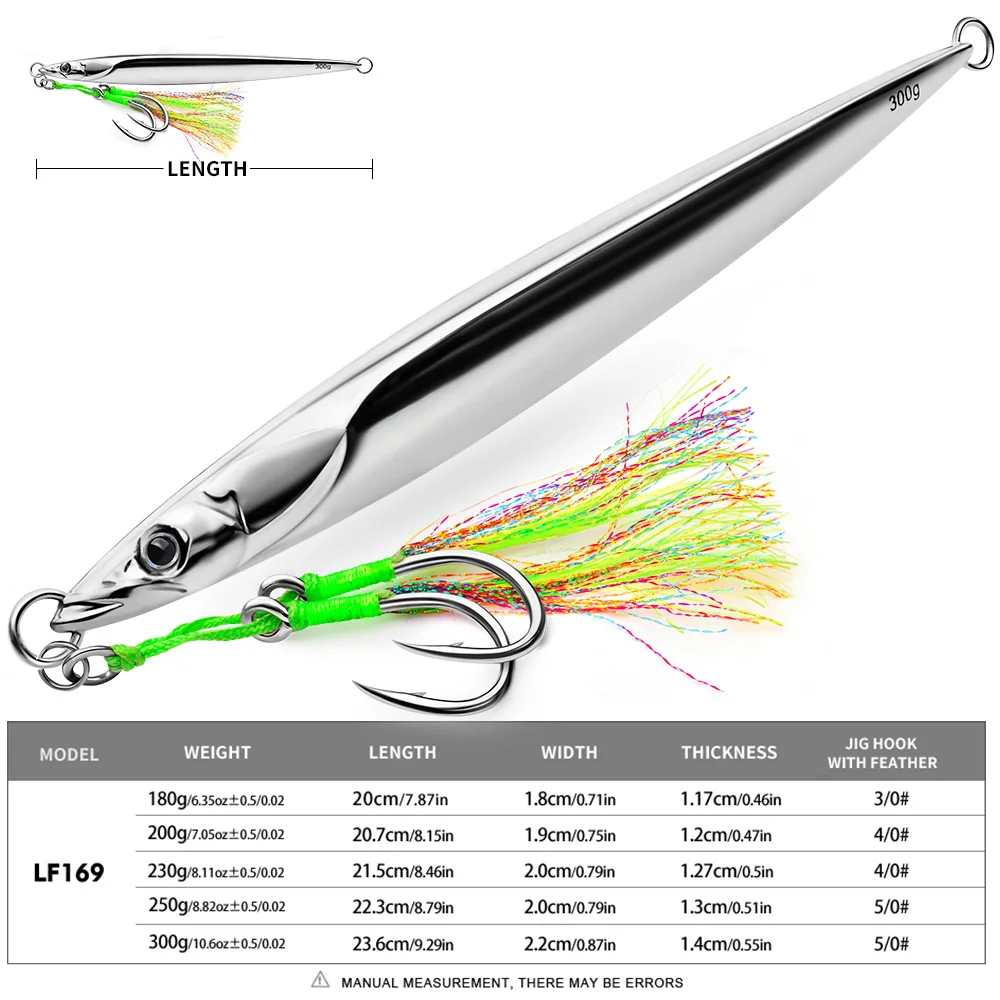 PROBEROS 1 Señuelo de Pesca Metálico, Señuelos de Pesca de Alta Calidad, Favoritos de los Capitanes, Cucharas Brillantes para Agua Salada, Perfectas para Jigging